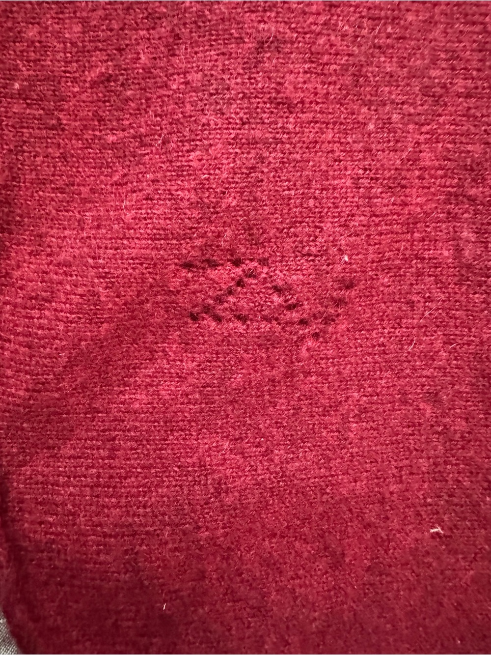 Zadig & Voltaire Burgundy Crewneck Women's Cashmere Sweater - Large - Picture 9 of 9